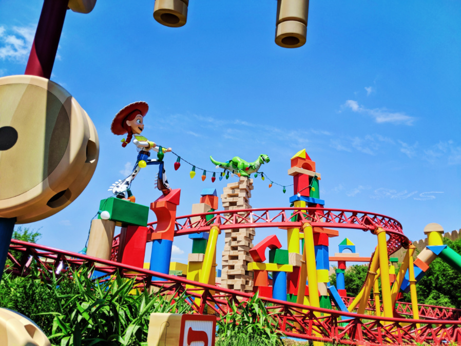 Slink Dog Coaster Toy Story Land Hollywood Studios Disney World Florida 1