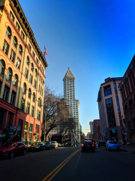 Smith Tower from Pioneer Square Downtown Seattle 1