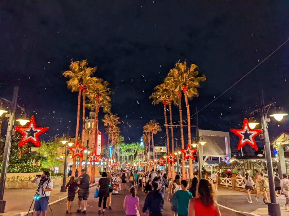 Snow on Hollywood Blvd Disneys Hollywood Studios Walt Disney World Florida 1