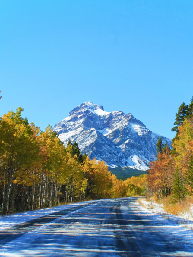 Snowy Mountains at Two Medicine Glacier National Park 2
