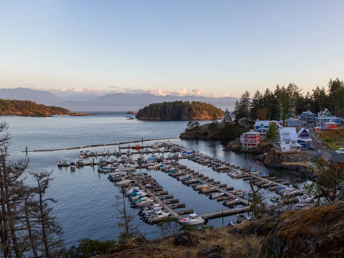 Sooke from Above on Vancouver Island Road Trip