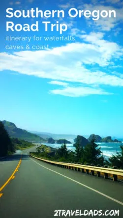 This Southern Oregon road trip itinerary includes waterfalls of the Cascades, the Oregon Caves, and highlights of the Oregon Coast. Perfect for family travel.