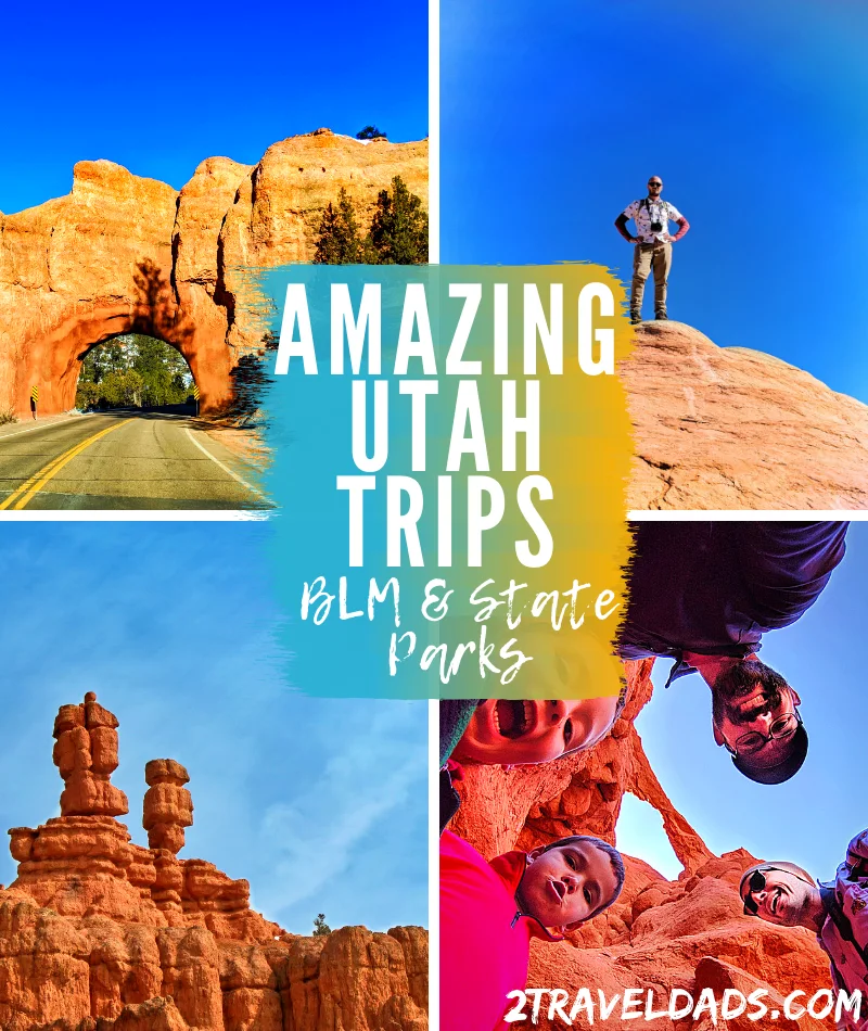 Utah State Parks and BLM sites are just as incredible as its National Parks. Great day trips from Zion or Bryce Canyon, outdoor exploring and hiking.