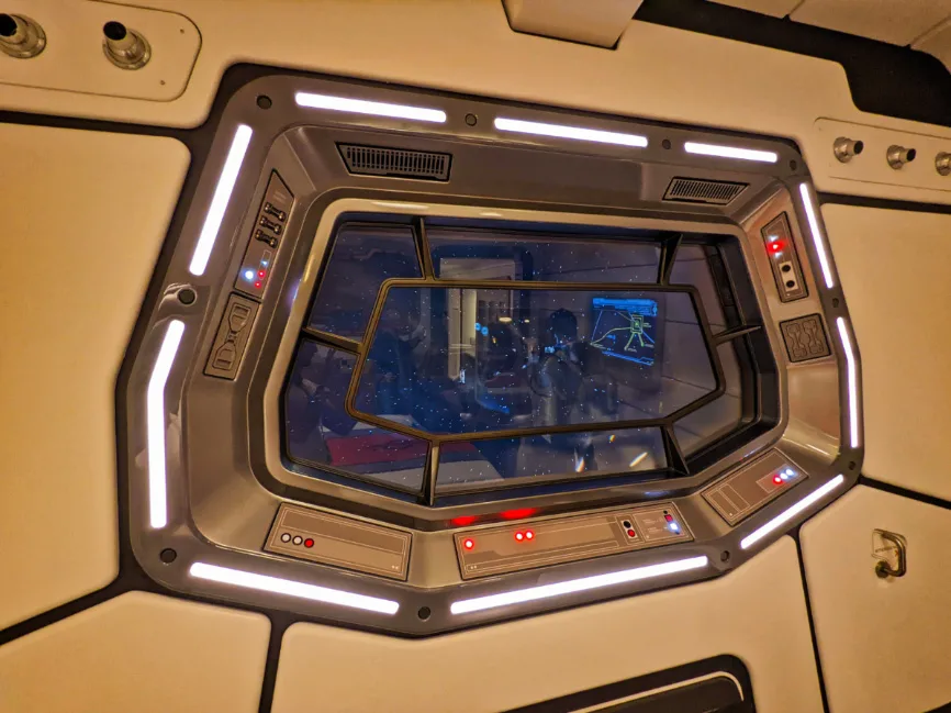 Space Window in Room on Star Wars Galactic Starcruiser Walt Disney World 1
