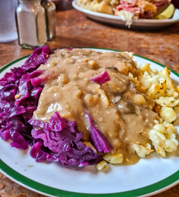 Spatzle and Rothkul German Food in Leavenworth Washington 1