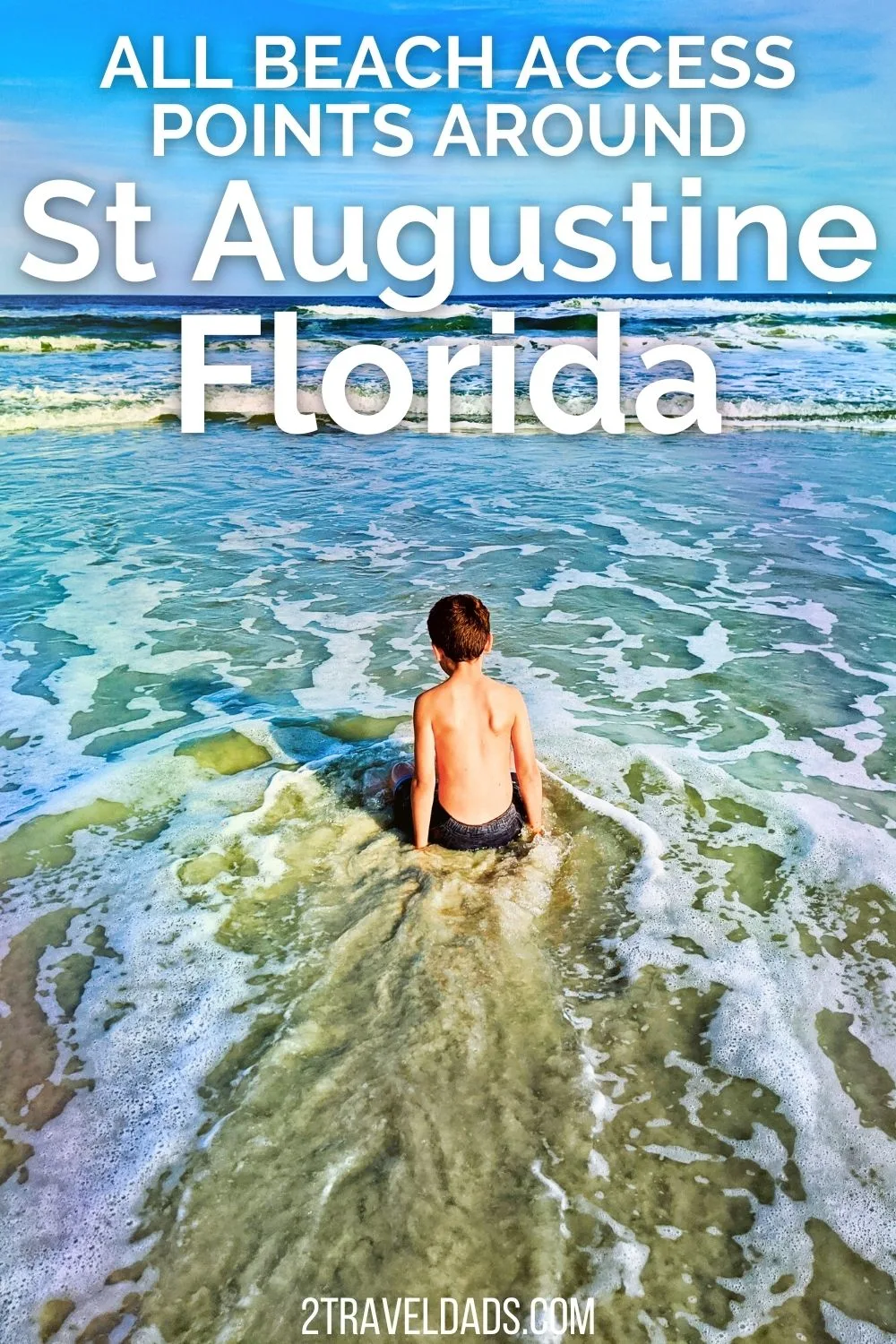 Where can you get onto the beach in the St Augustine, FL area easily? List of beach access points, parking areas and beach boardwalks in St Augustine, St Johns County, Florida from Palm Coast to Ponte Vedra.