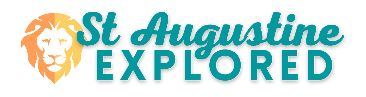 St Augustine Explored Pin stamp logo