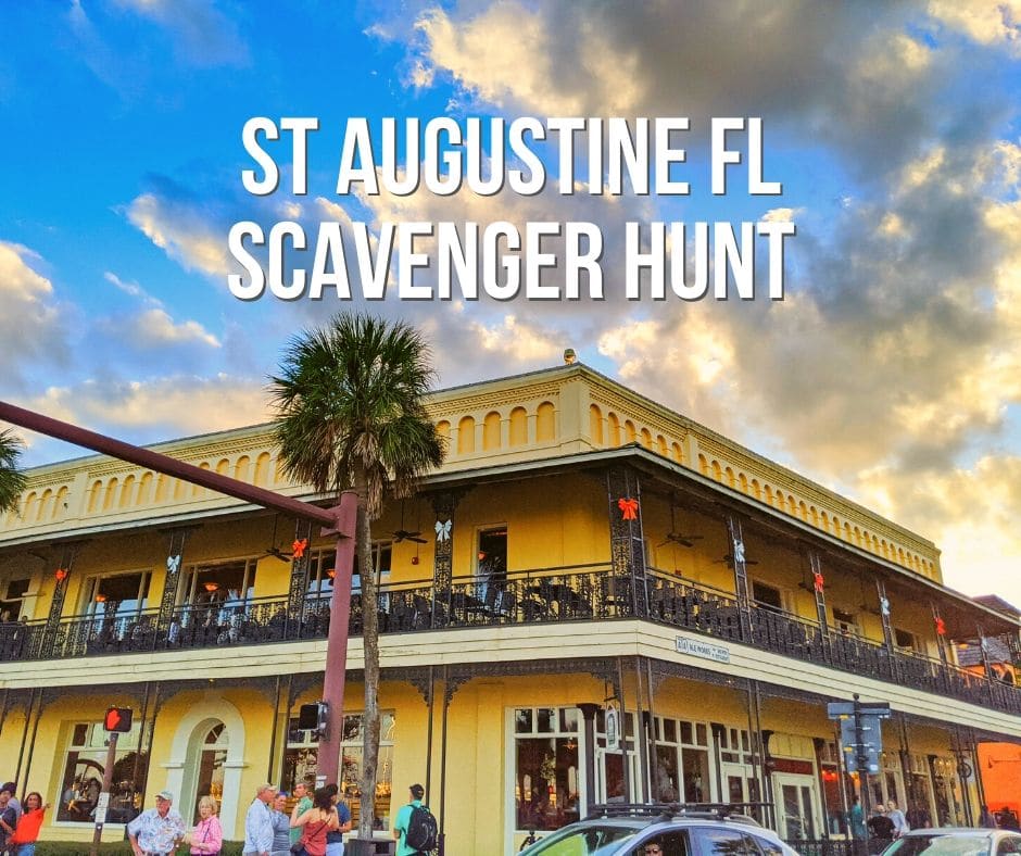 Downtown Saint Augustine Scavenger Hunt - including download!