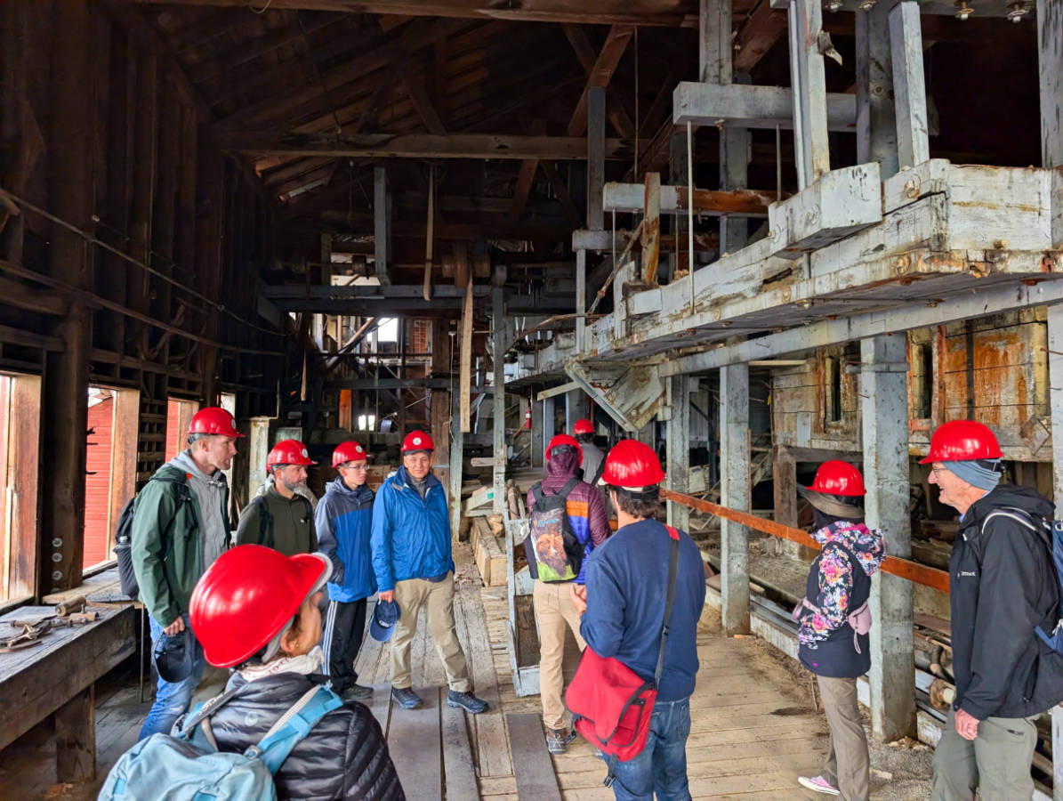 St Elias Alpine Guides tour of Kennecott Mill in Wrangell St Elias National Park McCarthy Alaska