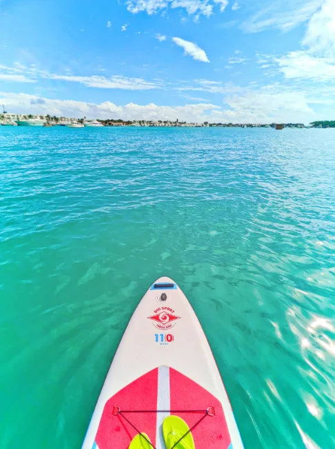 Stand Up Paddleboarding to Peanut Island Lake Worth West Palm Beach Florida 1