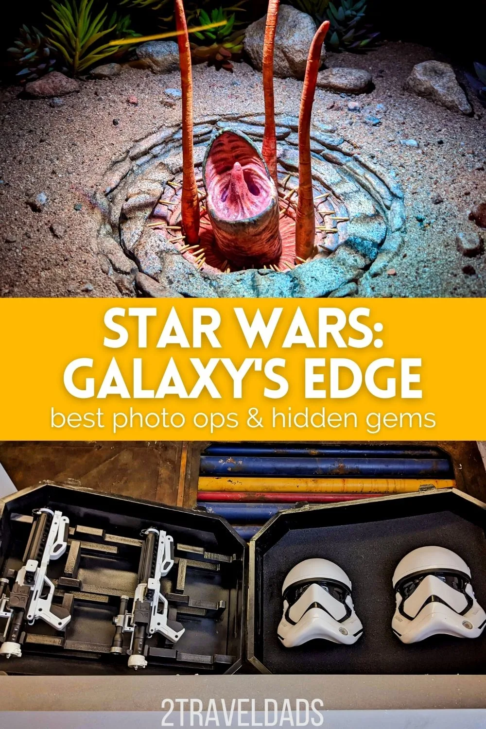 There are many hidden gems in Star Wars: Galaxy's Edge that big fans will notice. From interesting art to obscure Star Wars references these are our favorite finds in Star Wars land at Disney World. (And a scavenger hunt too!)