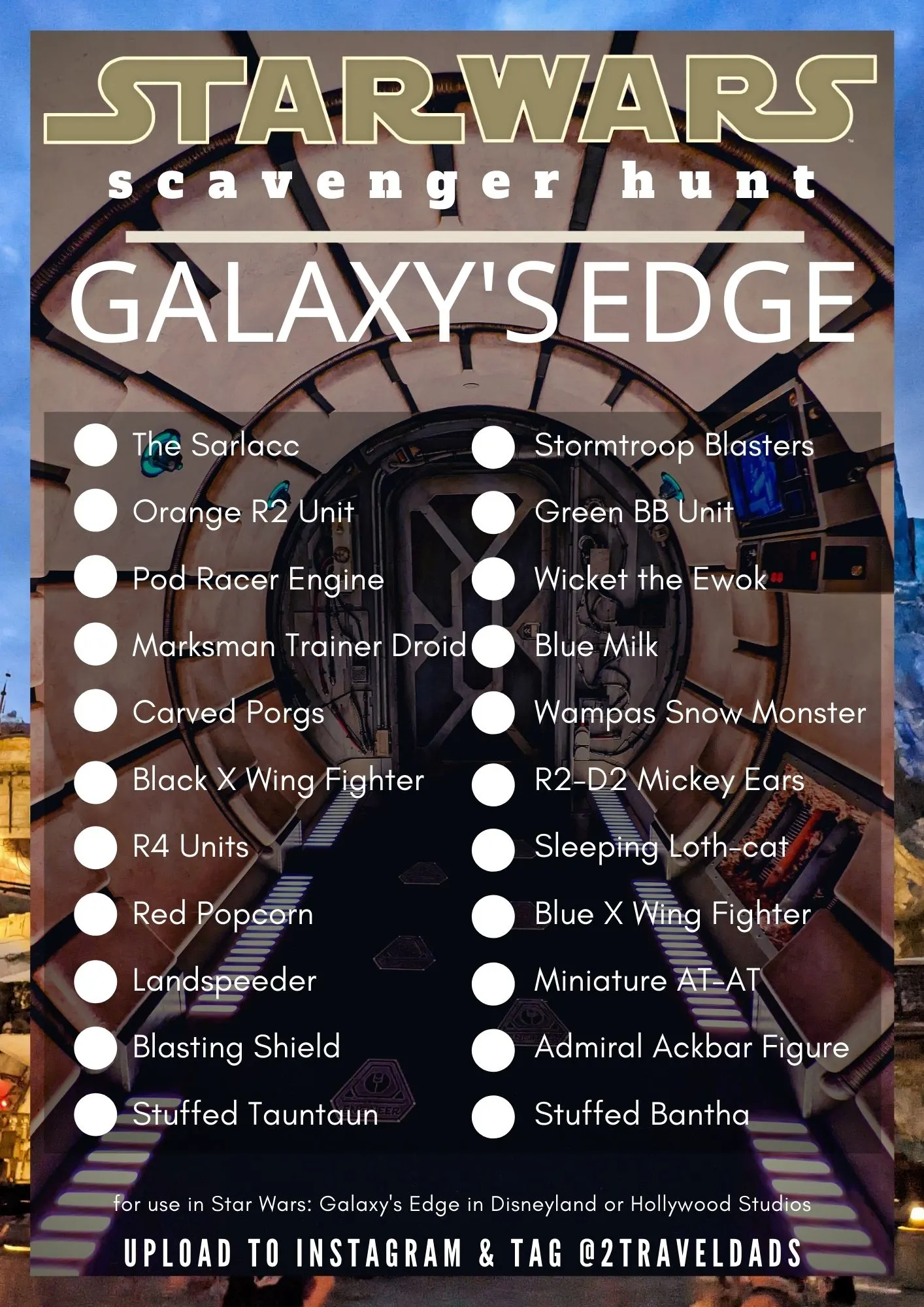 Star Wars Scavenger Hunt and Best Hidden Gems at Galaxy's Edge