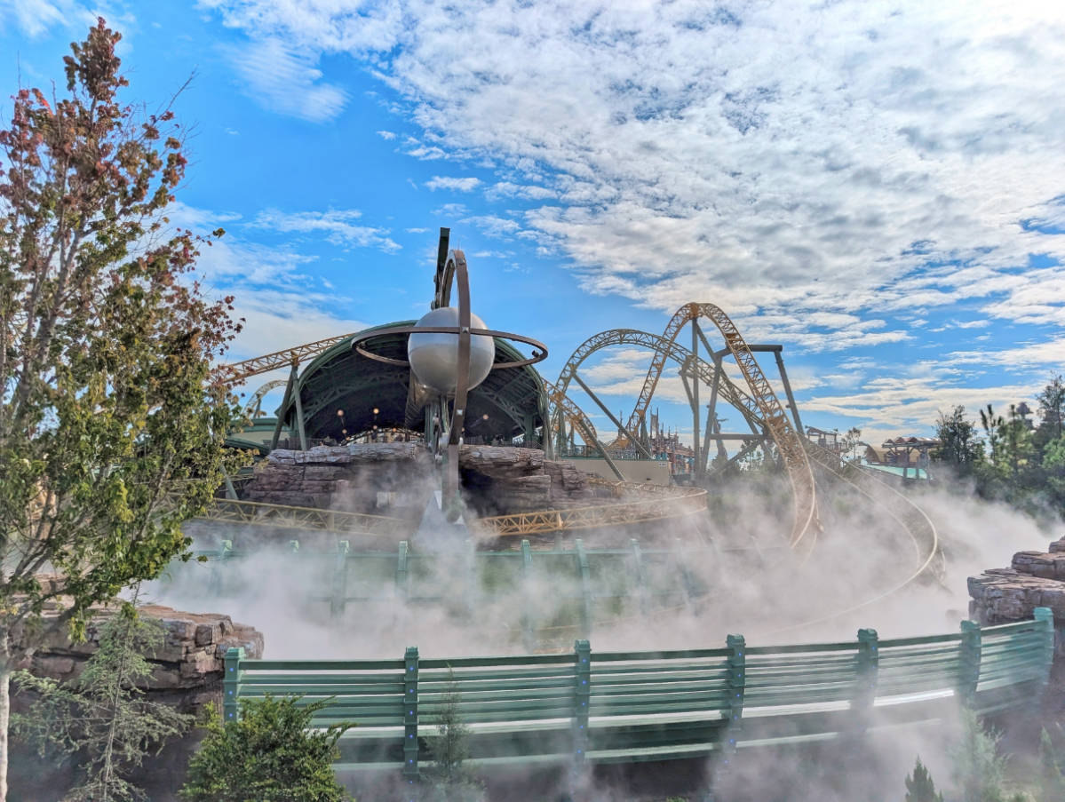 Stardust Racers Rollercoaster in Celestial Park Epic Universe Universal Orlando 1