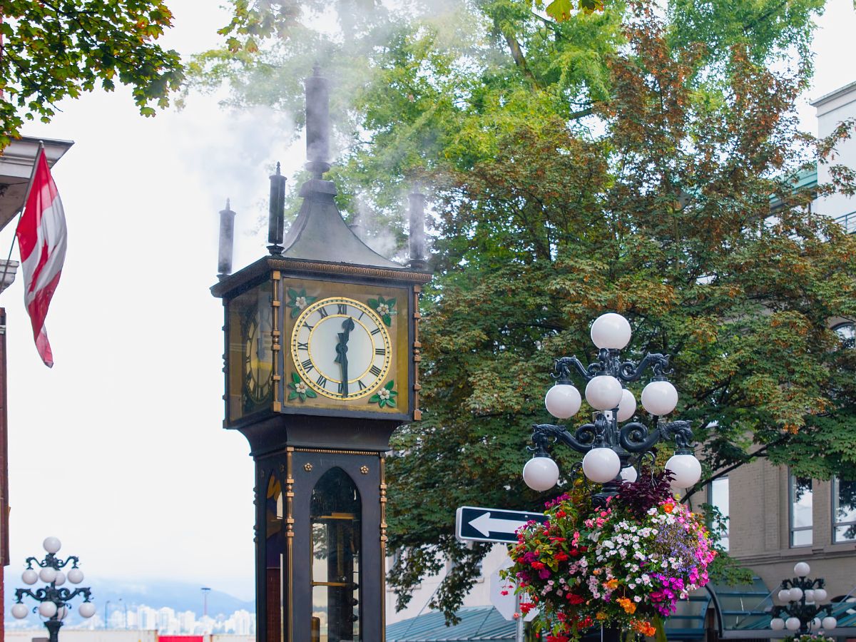 Steam Clock in Gastown Vancouver British Columbia