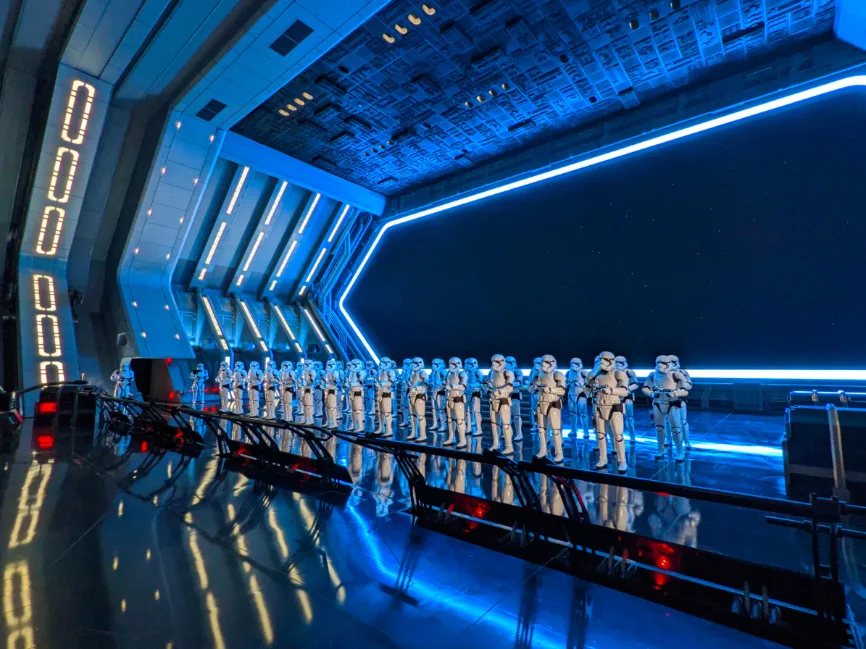 Storm Troopers in Rise of the Resistance at Star Wars Galaxys Edge Hollywood Studios Disney World 3