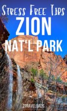 The best tips for planning a Zion National Park trip, including where to stay, easy hiking, maps for transportation in the park and more. #hiking #Utah #NationalPark