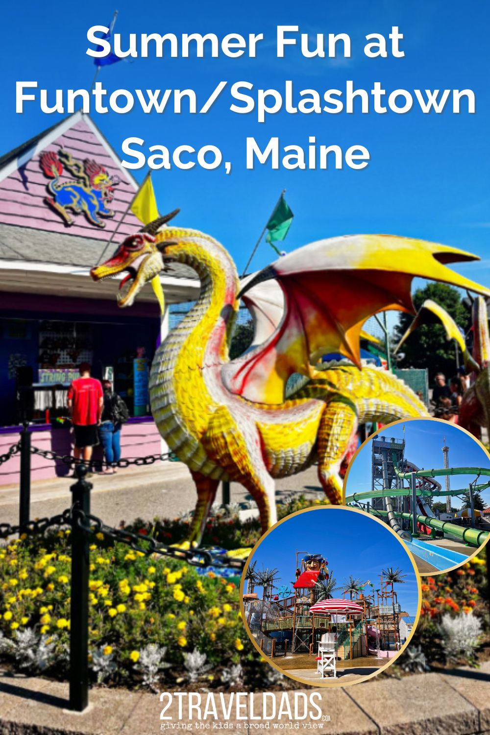 Just south of Portland, ME in the town of Saco is Funtown / Splashtown. This summer season amusement park is fun for the whole family and is a surprisingly good value. Tips for visiting and where to stay near Saco, ME.