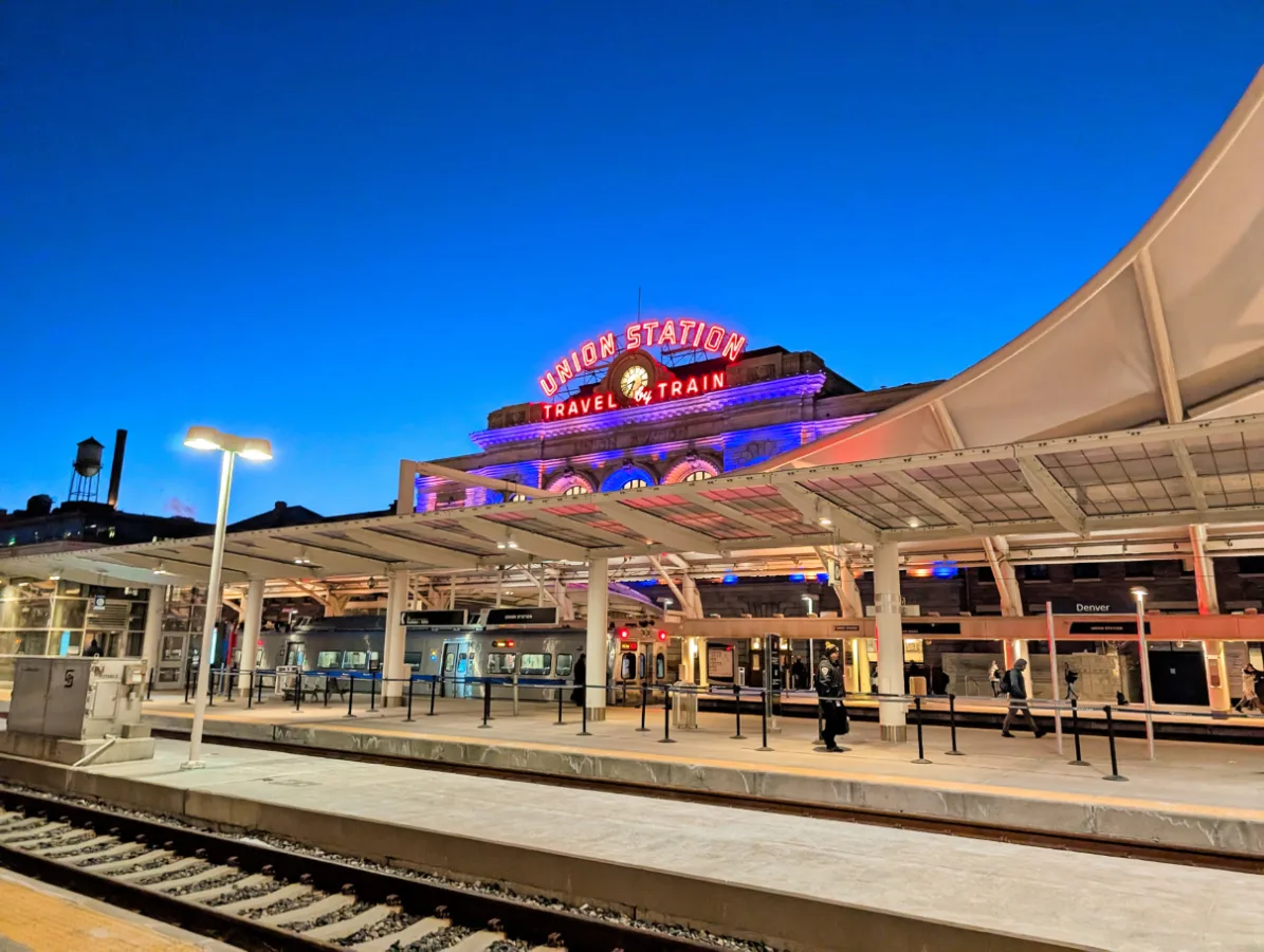 Sunrise at Union Station Denver Colorado 1