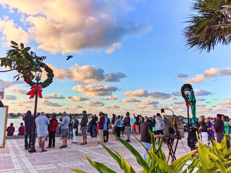 Sunset Celebration at Mallory Square Key West Florida Keys 2020 1
