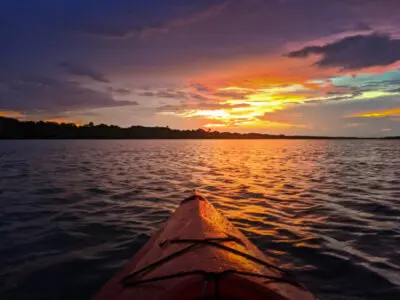 Sunset Kayaking on Mosquito Lagoon at Merritt Island NWR Titusville Florida 2020 3