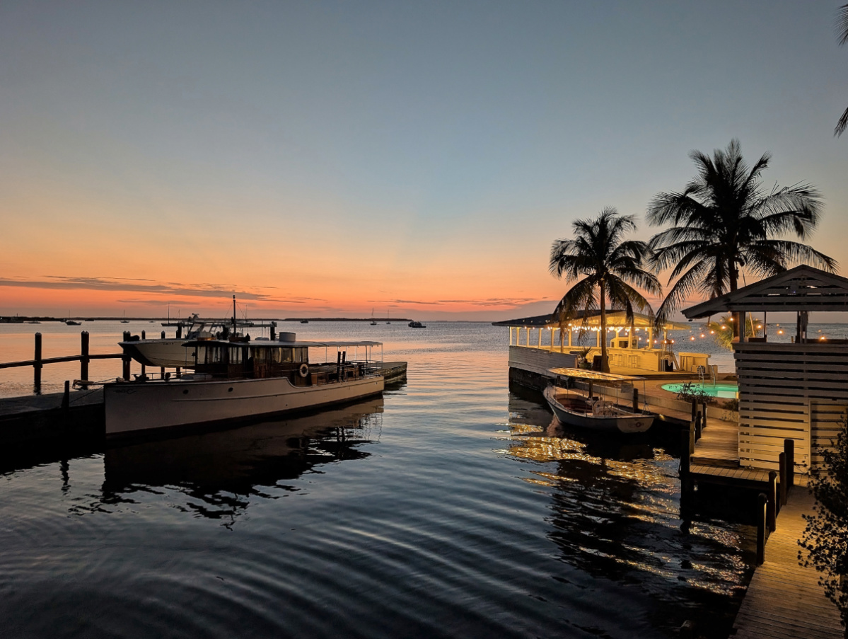 Sunset at Casa Morada Resort on Islamorada Florida Keys 1