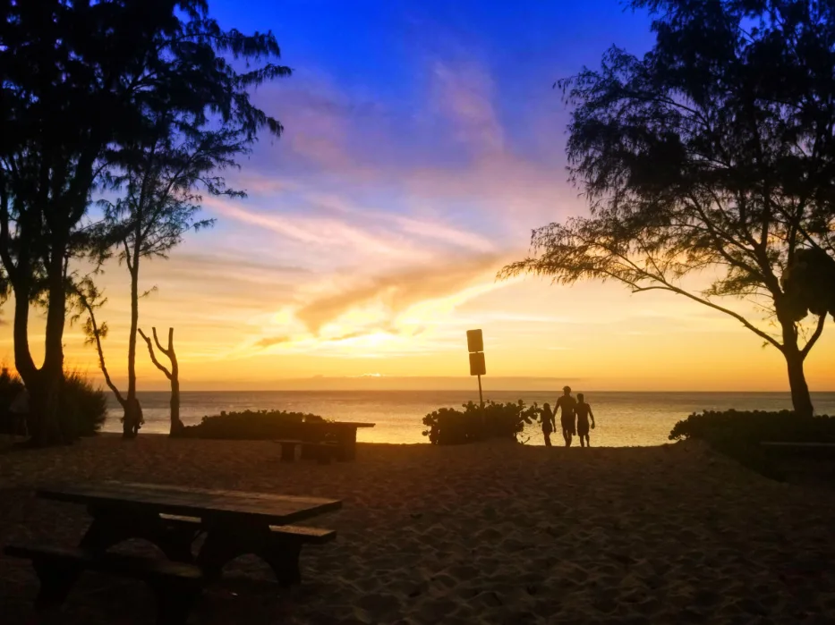 Sunset from Kawela Bay North Shore Oahu Hawaii 1