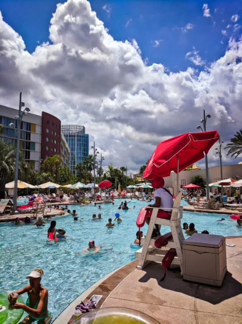 Swimming Pool at Americana Tower Cabana Bay Resort Universal Orlando 1