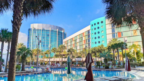 Swimming Pool at Americana Tower Cabana Bay Resort Universal Orlando 2