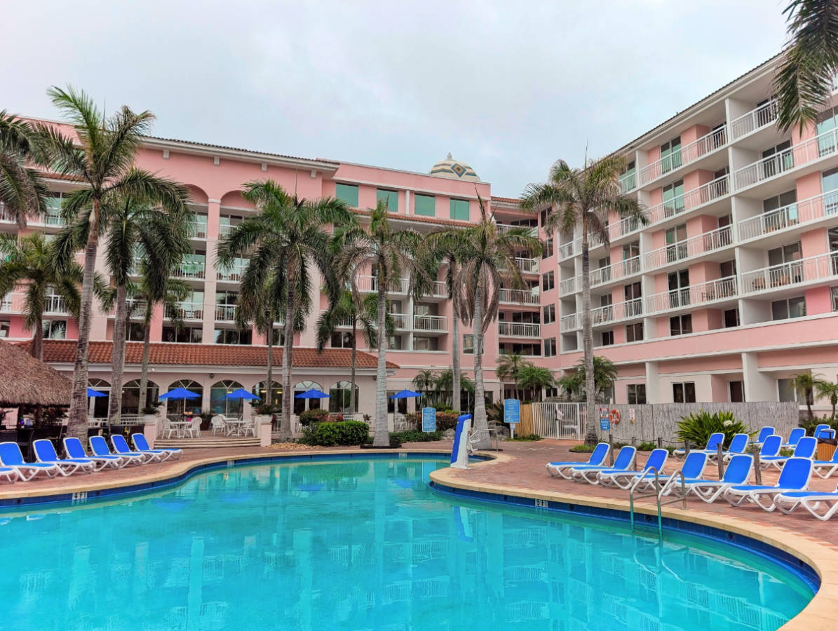 Swimming Pool at Palm Beach Shores Resort Singer Island Riviera Beach Florida 1