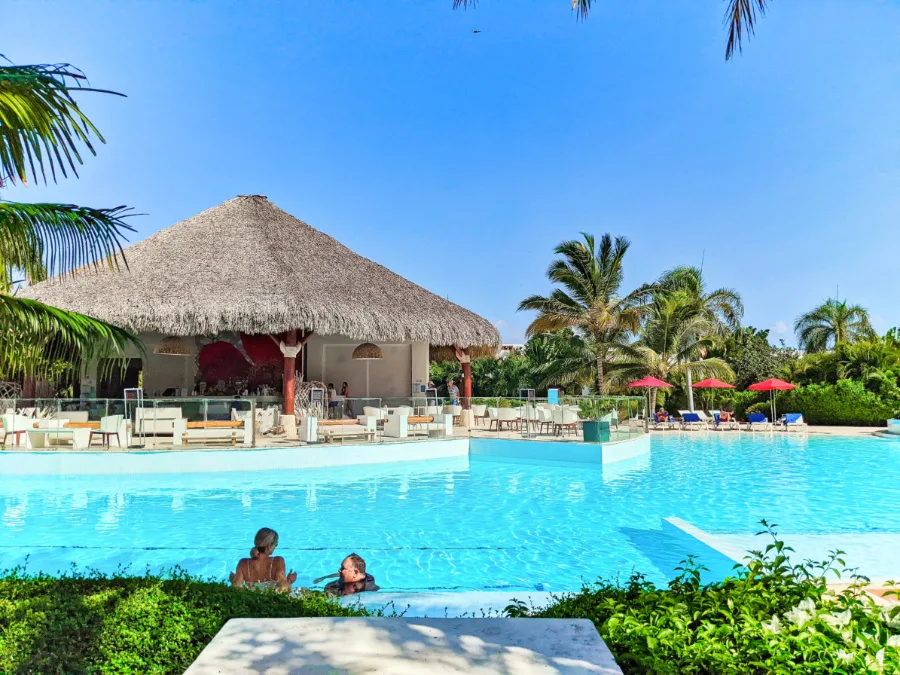 Swimming Pool at Zen Adults Only area at Club Med Punta Cana Dominican Republic 1