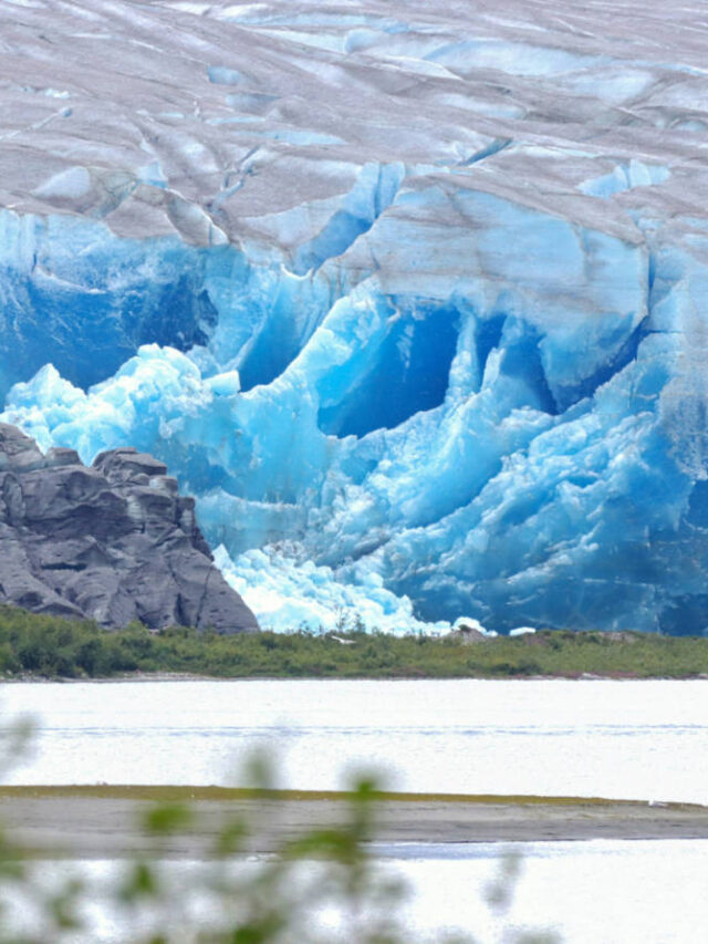 Taku Glacier from Norris Glacial Lake Juneau Alaska 3