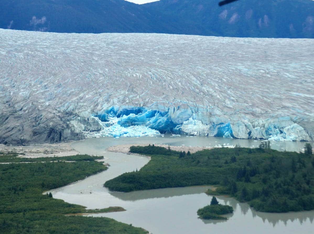 Taku Glacier from the Air Juneau Alaska