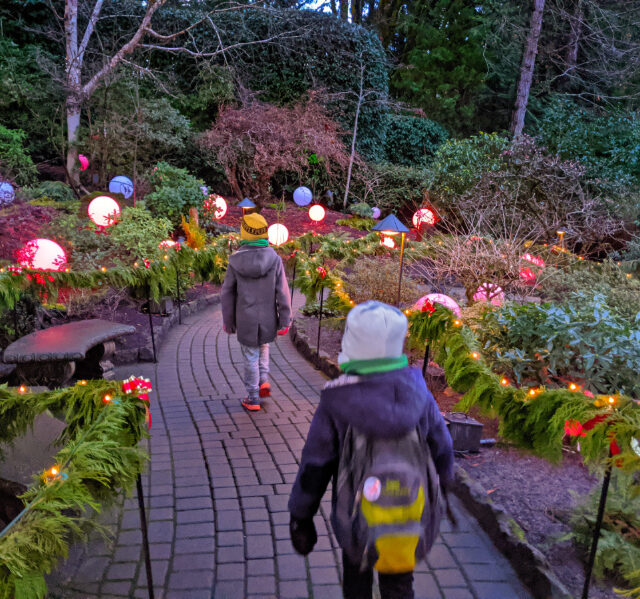 Taylor Family Butchart Gardens Christmas Victoria BC 4