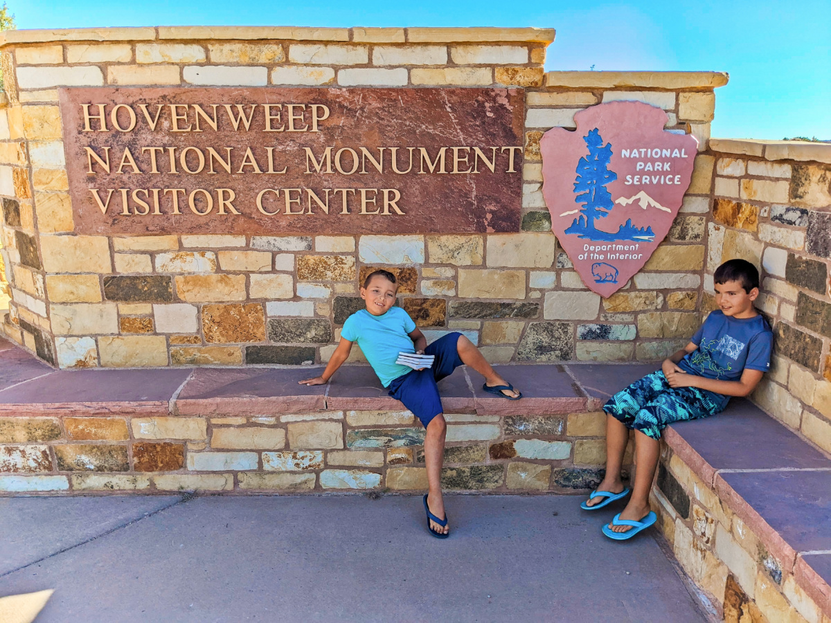 Taylor Family Entrance Sign at Hovenweep National Monument Southeast Utah 2