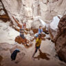 Taylor Family Hiking at Goblins Lair Goblin Valley State Park Green River Utah 3