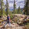 Taylor Family Hiking at Mohawk Lakes White River National Forest Breckenridge Colorado 1