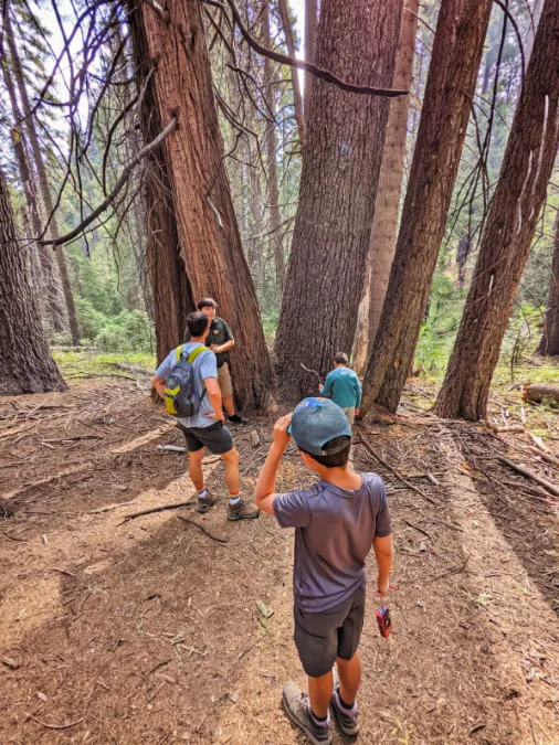 Taylor Family Hiking with Tenaya Lodge Trail Guide Sierra National Forest 3