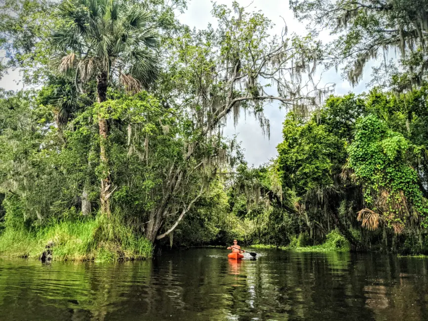 Taylor Family Kayaking at Blue Spring State Park Florida 2020 1