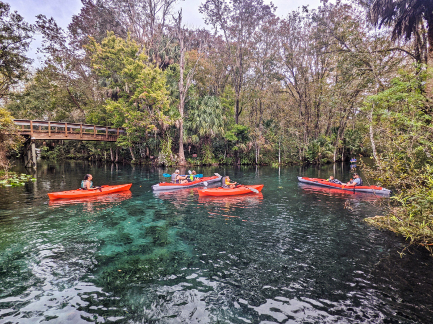 Taylor Family Kayaking at Silver Springs State Park Ocala National Forest Florida 12