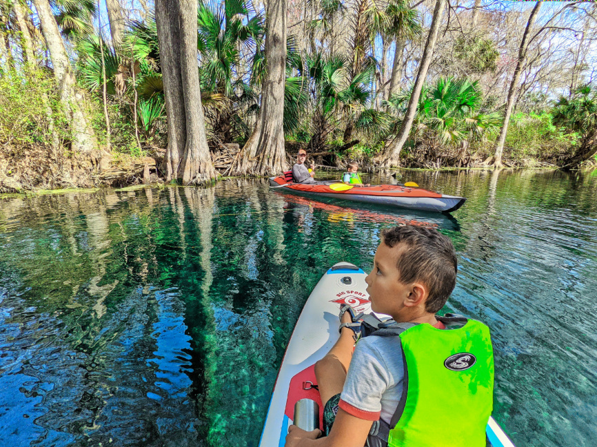 Taylor Family Kayaking at Silver Springs State Park Ocala National Forest Florida 2021 6