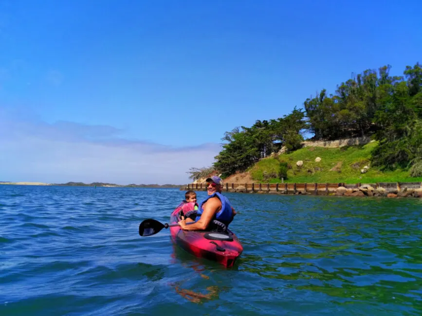 Taylor Family Kayaking in Morro Bay San Luis Obispo 2