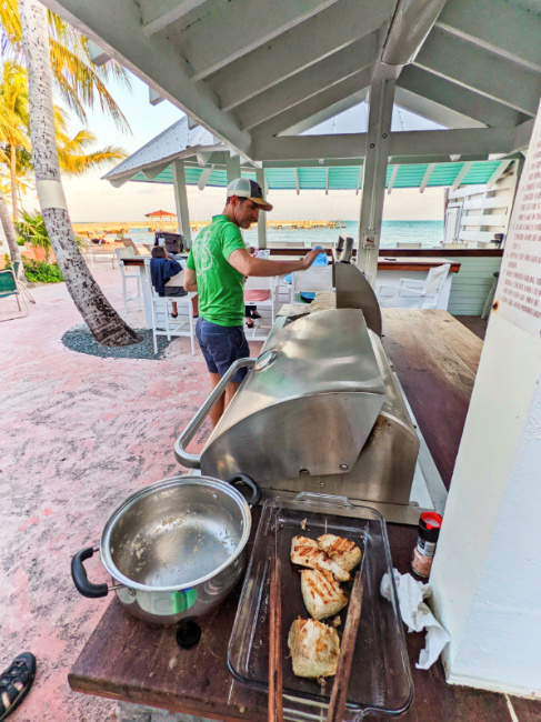 Taylor Family Making Fish Tacos at Coconut Beach Resort Key West Florida Keys 3