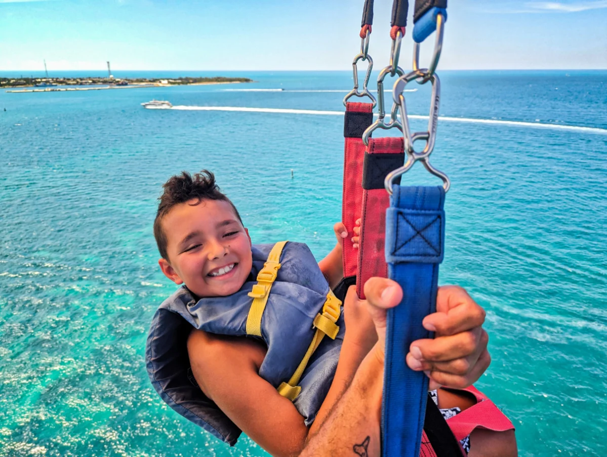 Taylor Family Parasailing with Sebago Key West Florida Keys 7