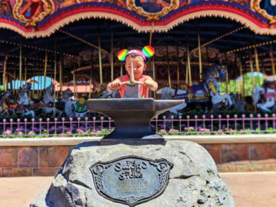 Taylor Family Sword in the Stone Magic Kingdom Disney World Florida 2