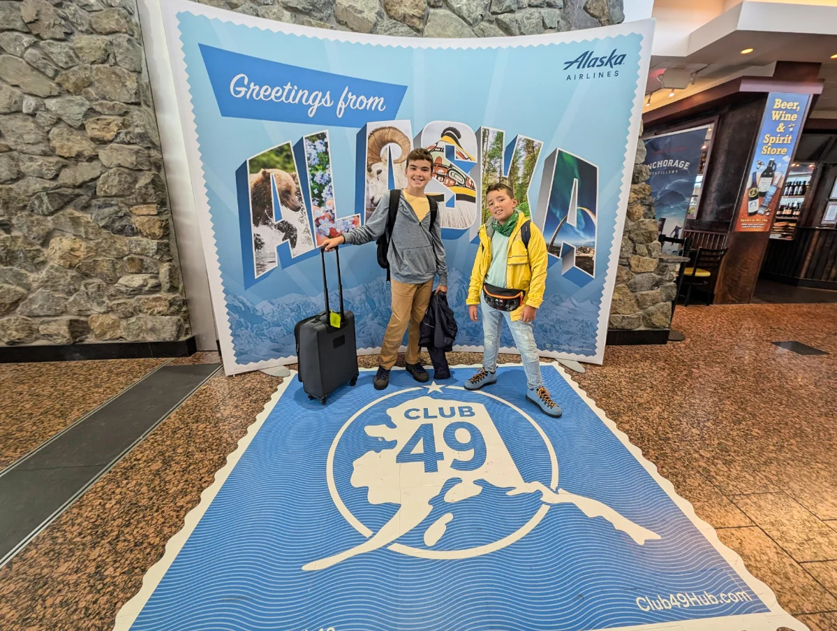 Taylor Family at ANC Anchorage Airport Alaska 2