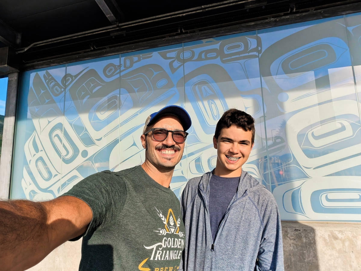 Taylor Family at Airport Ferry Terminal in Ketchikan Alaska 2