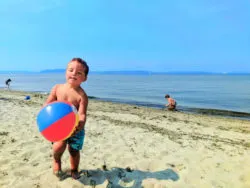 Taylor Family at Alki Beach West Seattle 1