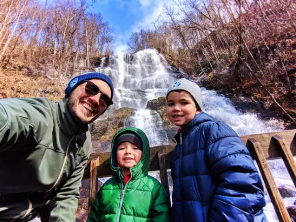 Taylor Family at Amicalola Falls State Park Georgia 5