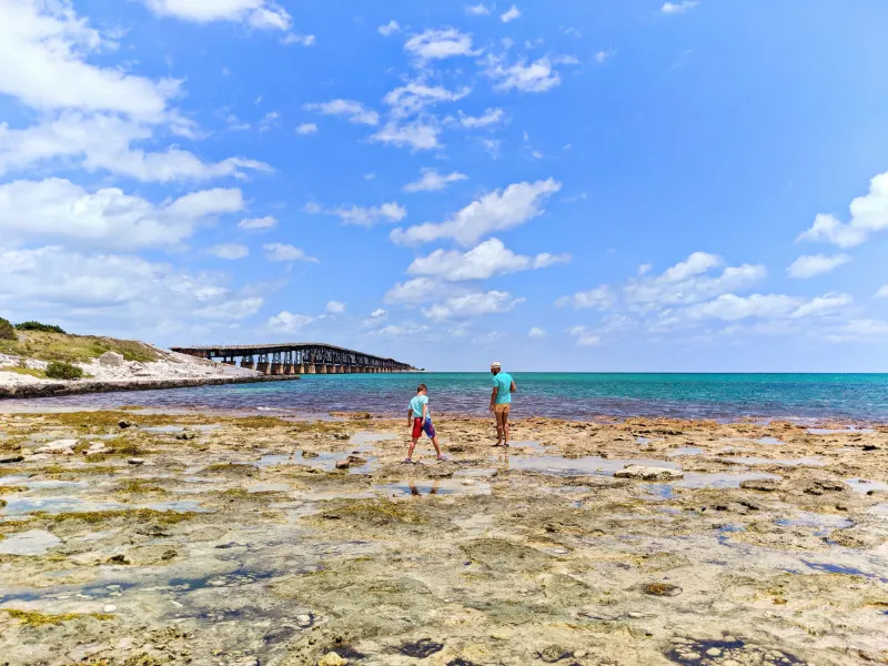 Taylor Family at Bahia Honda Bridge Tidepools Florida Keys 2021 1