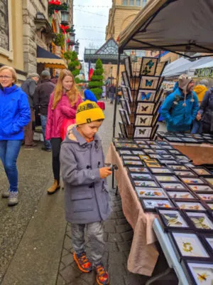 Taylor Family at Bastion Square Saturday Market downtown Victoria BC 1